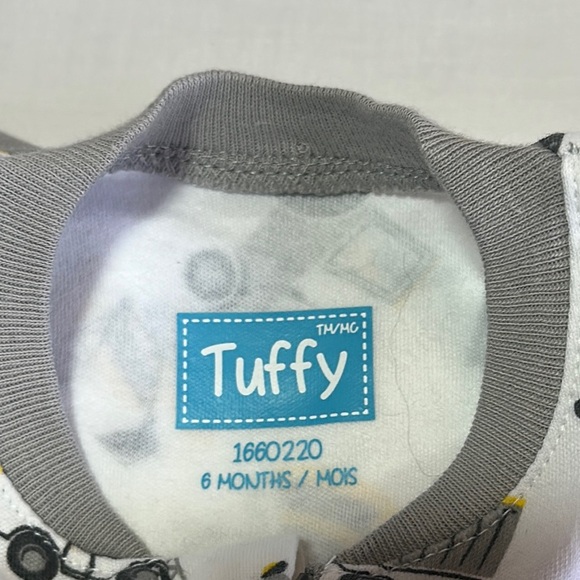 Tuffy - NWT - Baby Construction Theme Onesie Sleeper - Picture 2 of 4